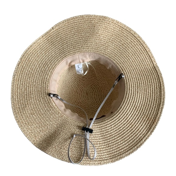 Furtalk Women’s Summer Sun Beach Wide Brim Hat Size Large - Picture 5 of 8